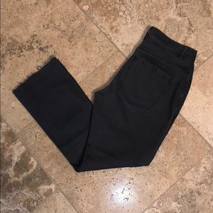 Express - bell cropped gray jeans - size 6